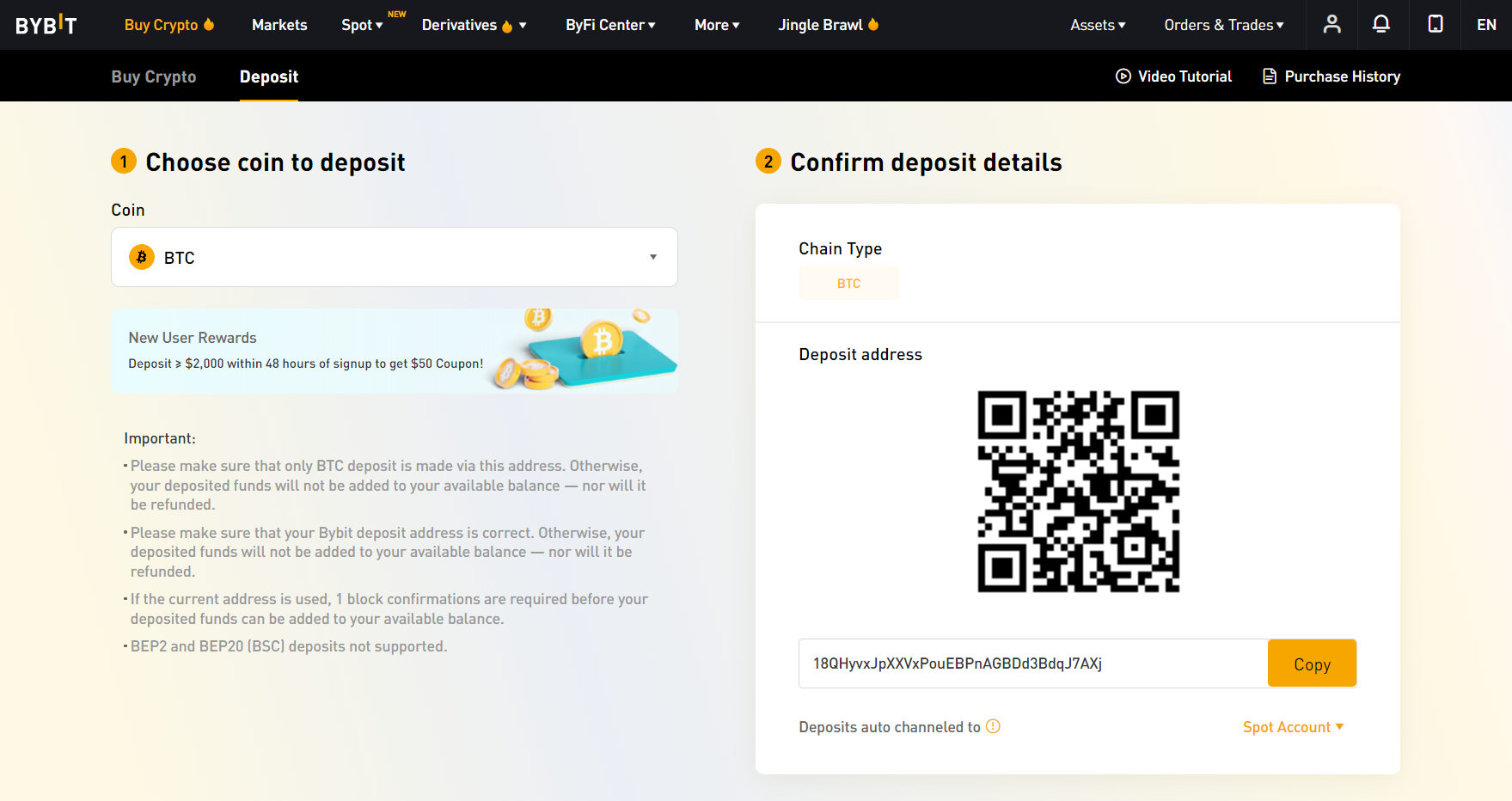 Deposit replenishment Deposit replenishment