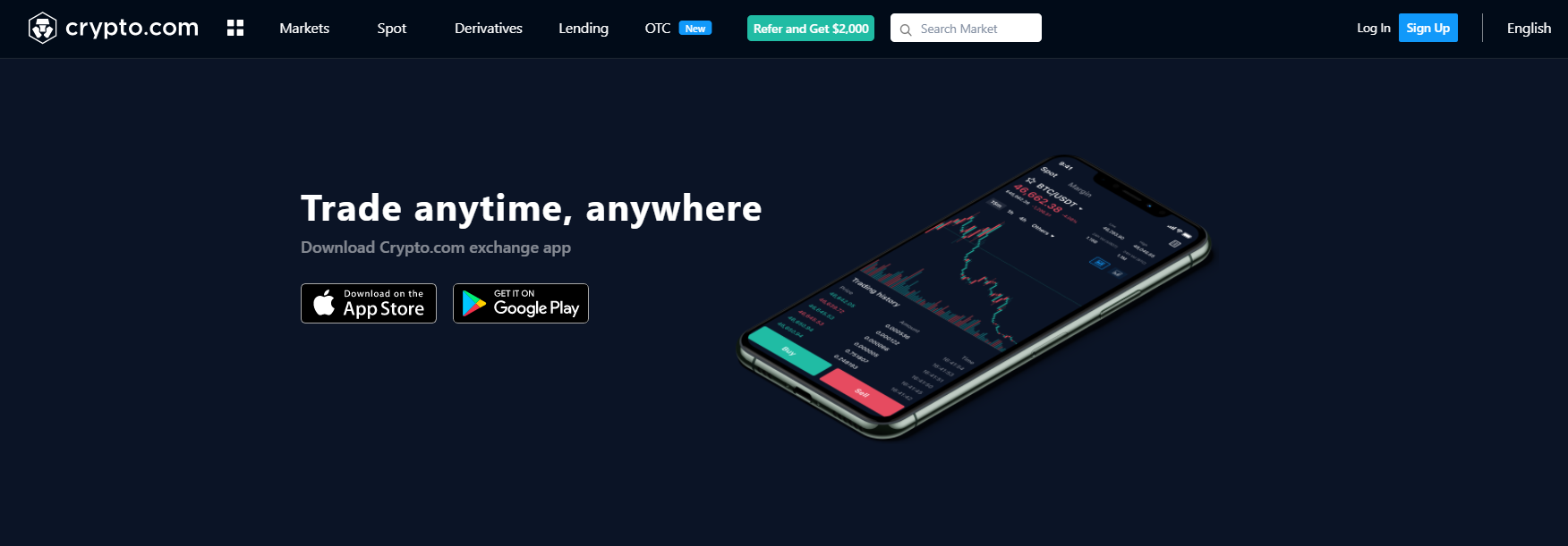 Crypto.com is available in mobile version Crypto.com is available in mobile version