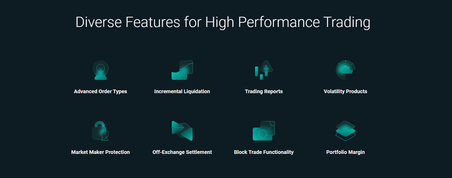 Deribit features Deribit features