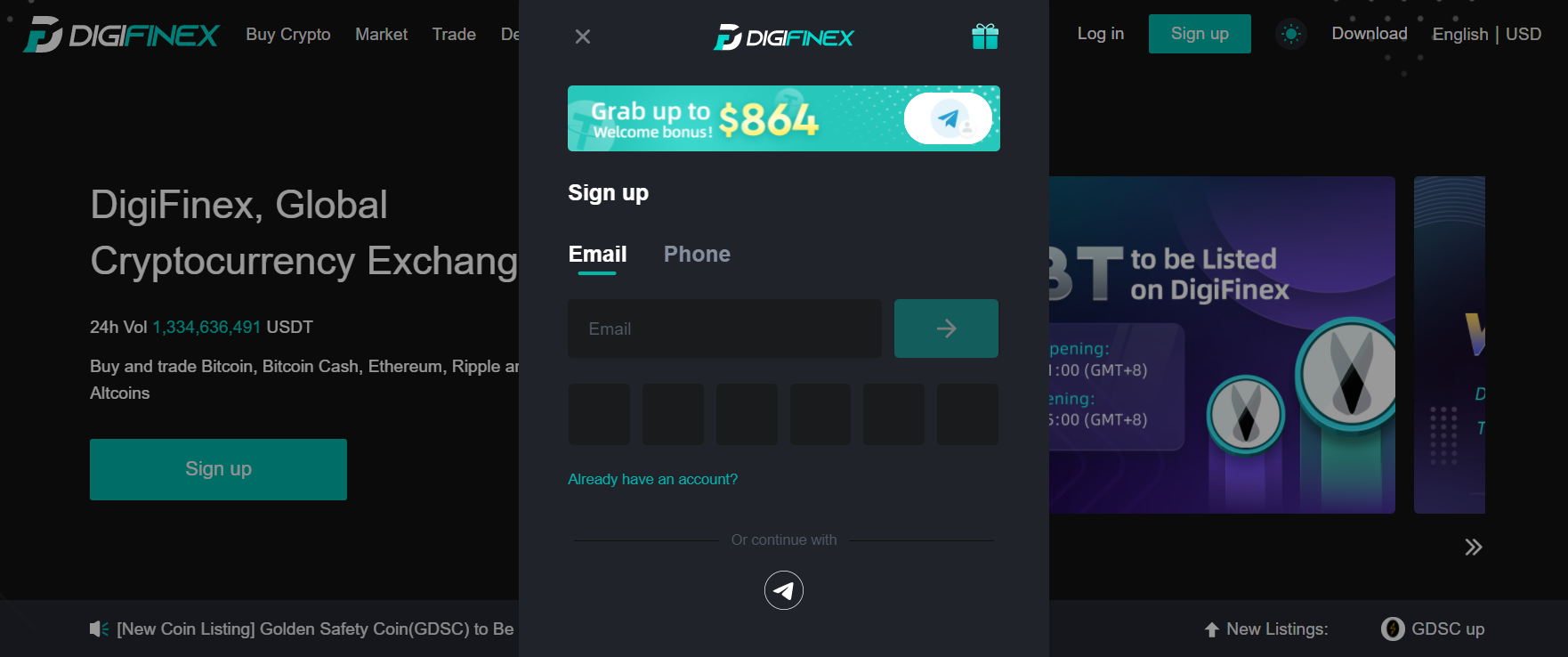 How to register on DigiFinex trading platform? How to register on DigiFinex trading platform?