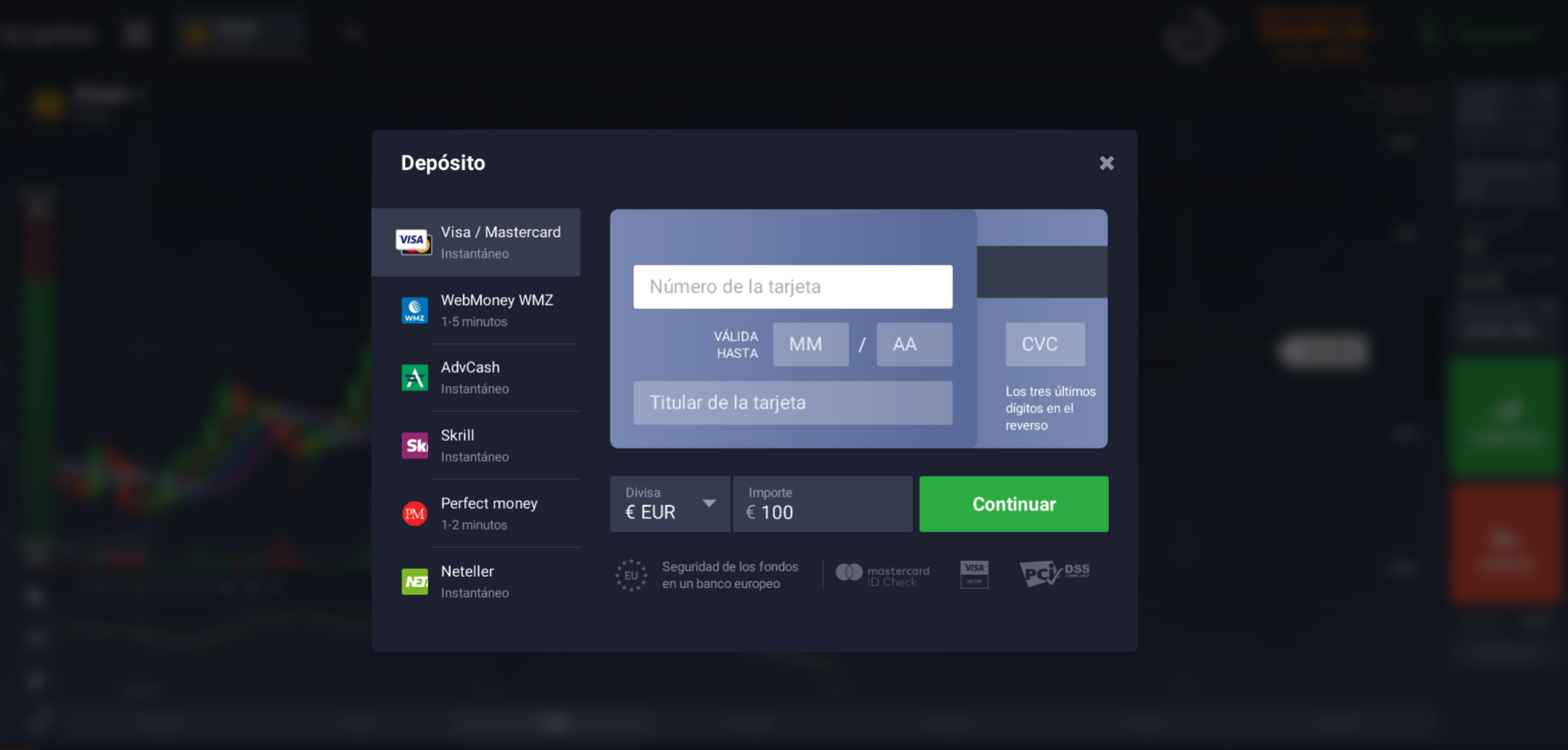 Replenish your real account from only 10 $ Replenish your real account from only 10 $