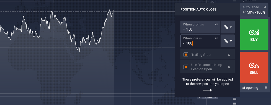 Using stop orders Using stop orders