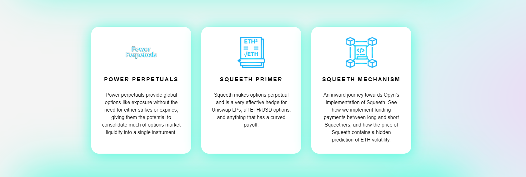 Features of Opyn Features of Opyn