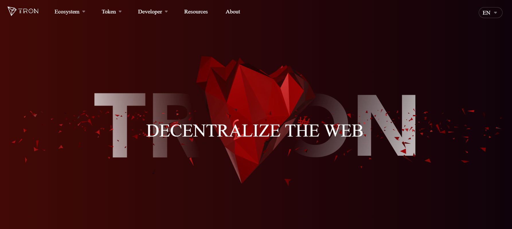 Tron website Tron website